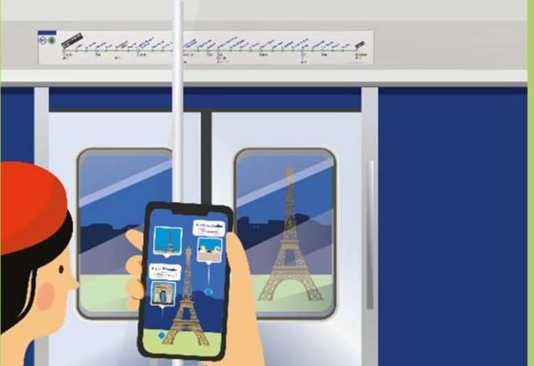 Réalité augmentée : la RATP lance un nouveau dispositif pour découvrir Paris et ses monuments sur la ligne 6 !