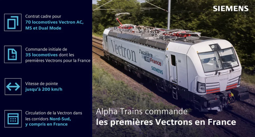 Alpha Trains étend sa flotte avec un contrat cadre de 70 nouvelles locomotives Vectron