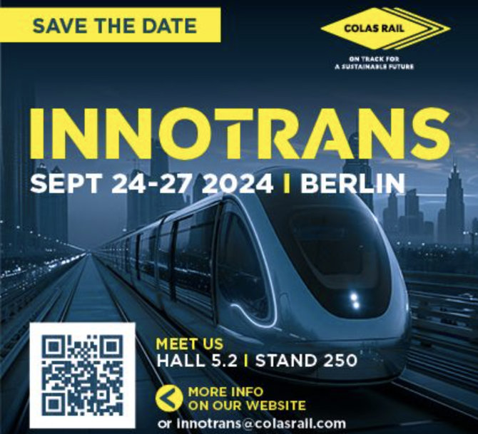 Colas Rail vous donne rendez-vous à Innotrans