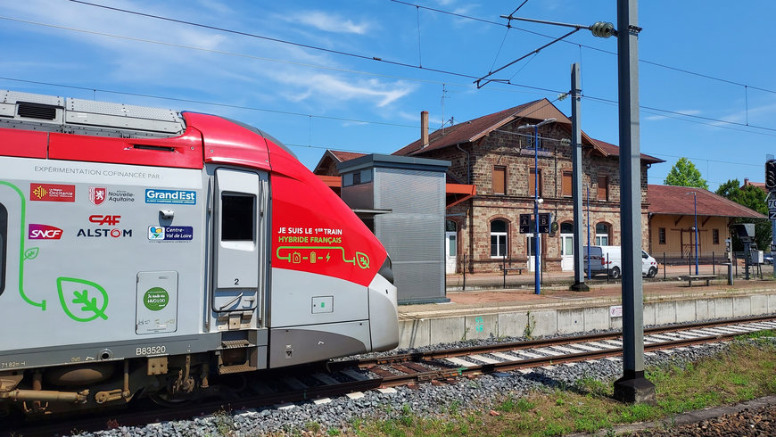 SNCF Voyageurs fait appel à Bolloré Energy pour alimenter la rame Régiolis hybride en biocarburant, expérimentée en Grand Est